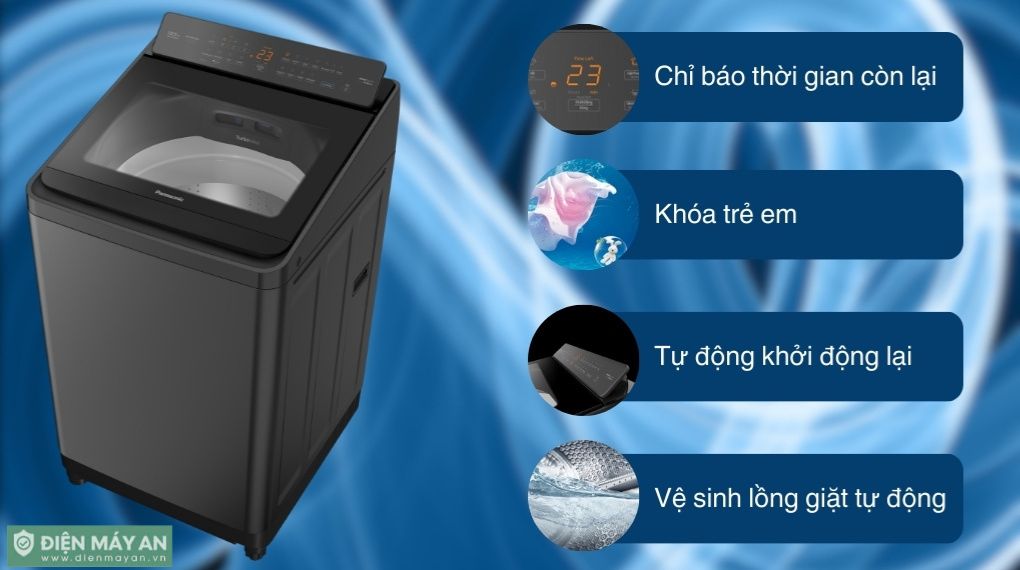 Máy giặt Panasonic Inverter 13.5 kg NA-FD135X3BV